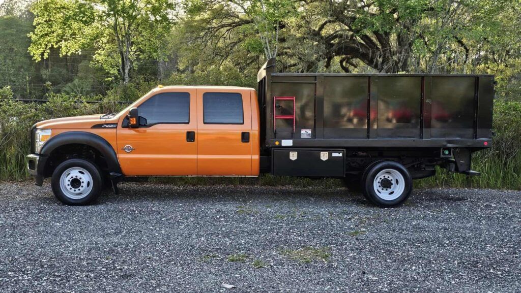 2014 Ford F-450 Crew Cab Landscape Dump Truck - Photo 2 of 91