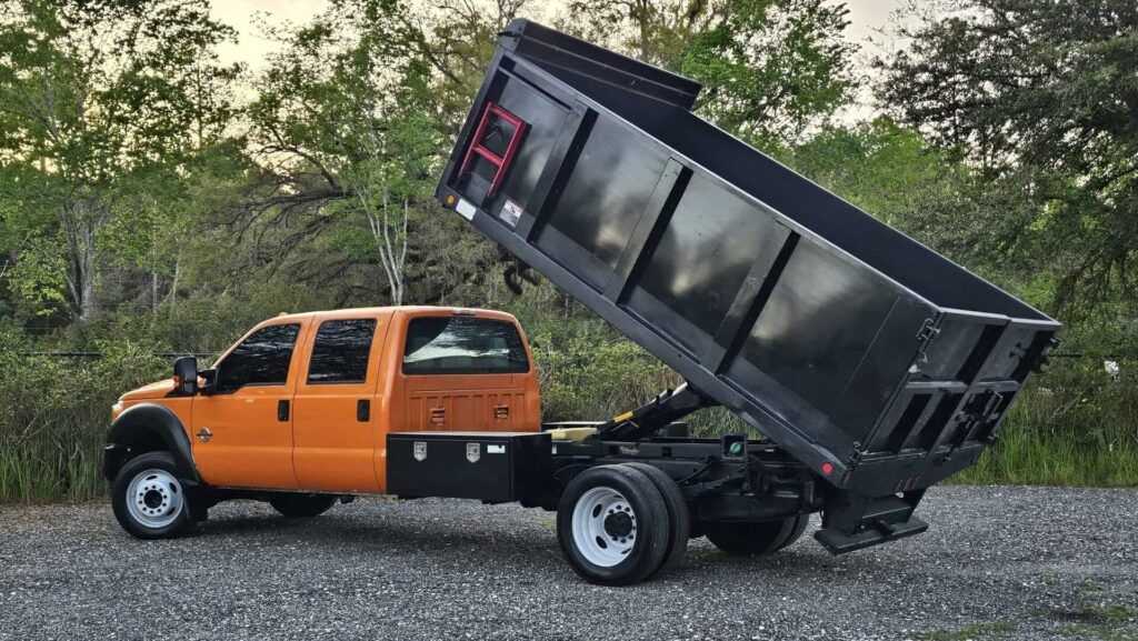 2014 Ford F-450 Crew Cab Landscape Dump Truck - Photo 11 of 91