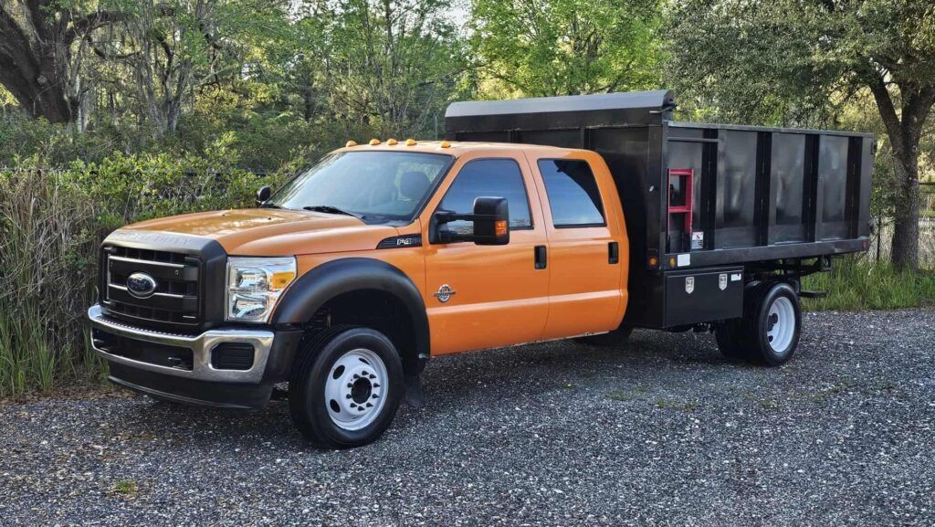 2014 Ford F-450 Crew Cab Landscape Dump Truck - Photo 33 of 91