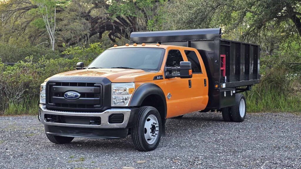 2014 Ford F-450 Crew Cab Landscape Dump Truck - Photo 90 of 91